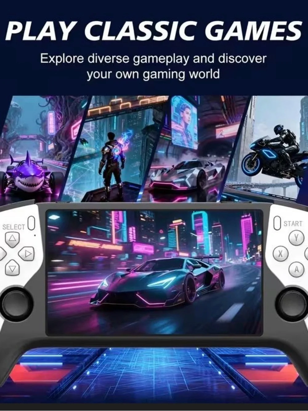 Retro Handheld Gaming Console - SF3500 - FHD Portable Video Game Player